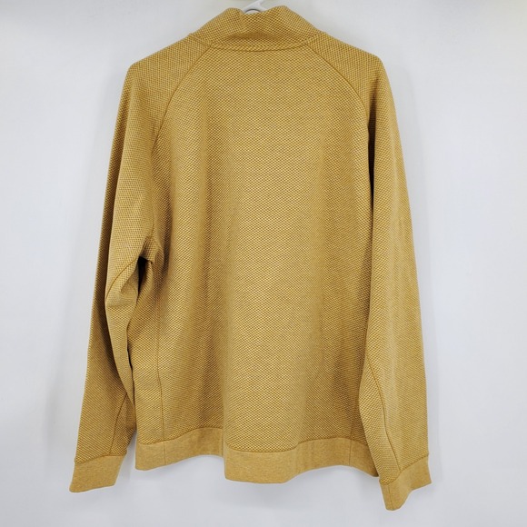 NWT VRST Mens Recharge Pebble 1/4 Zip Pullover Palomino Gold Heather XL Stretch - Picture 2 of 9